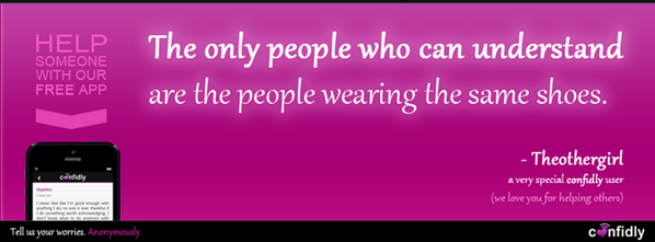 confidly's tweet photo. How often do you hear "I know how you feel"?
#quote #quotes #comfort #confidly http://t.co/uxUkjDnAFR