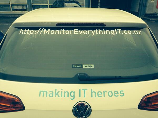 stevesmithnz's tweet image. New branding on the company car #remotemonitor #rmm