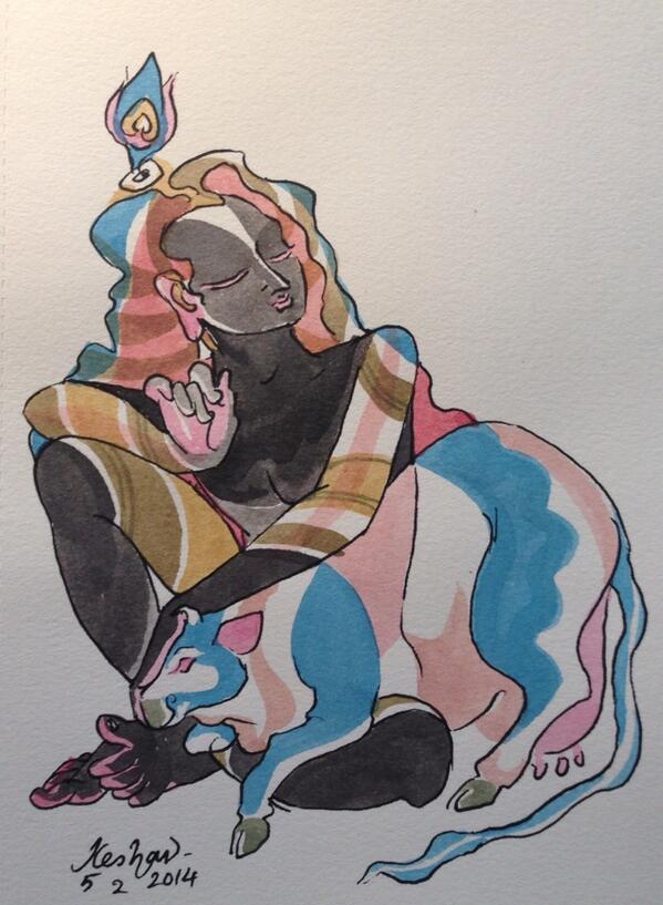 keshav61's tweet photo. Vaatsalyam series. #krishnafortoday http://t.co/k7oJFfbfdW