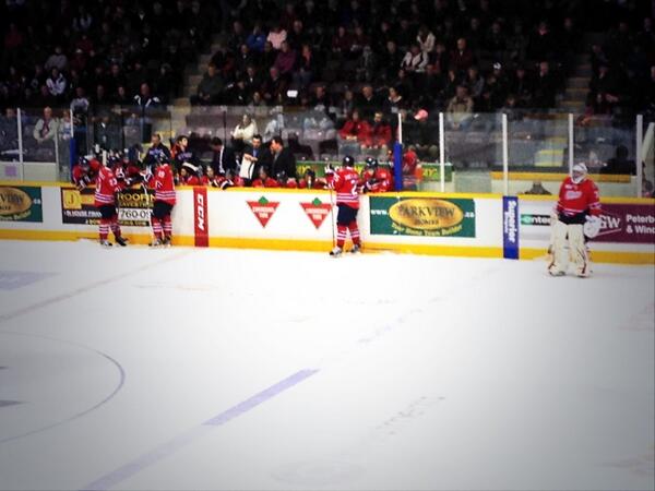 mandsmader's tweet photo. Going into a shoot out @PetesOHLhockey http://t.co/5qdojcsDLn