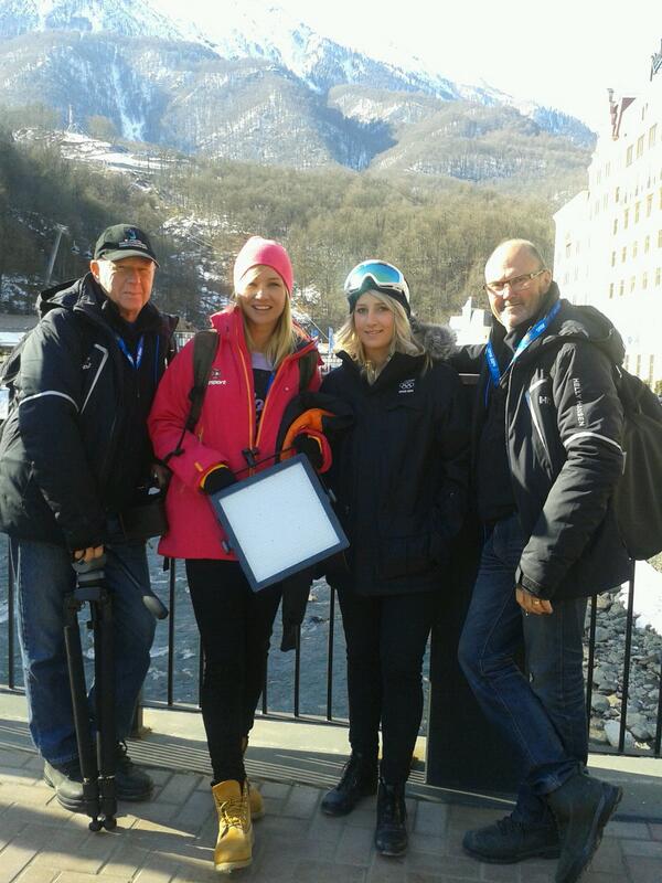 TheNZTeam's tweet photo. @Skysportnz caught up with @bex_sinclair today - beaut day for it! http://t.co/Ifrj8qPmMI