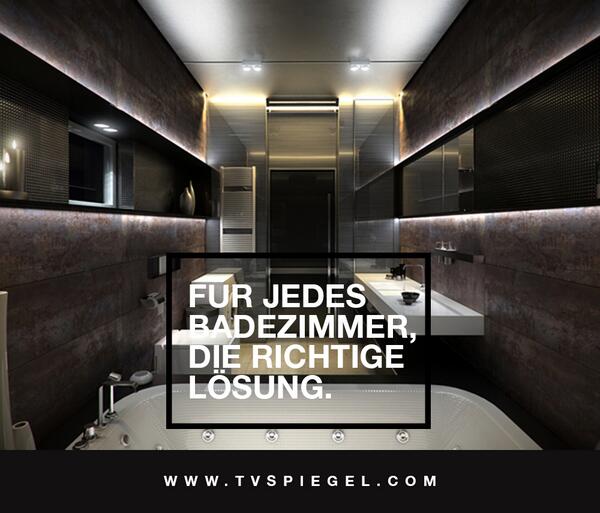 Für jedes Badezimmer, die richtige Lösung. Badspiegel nach Maß von TV Spiegel.  tvspiegel.com/hinterleuchtet…