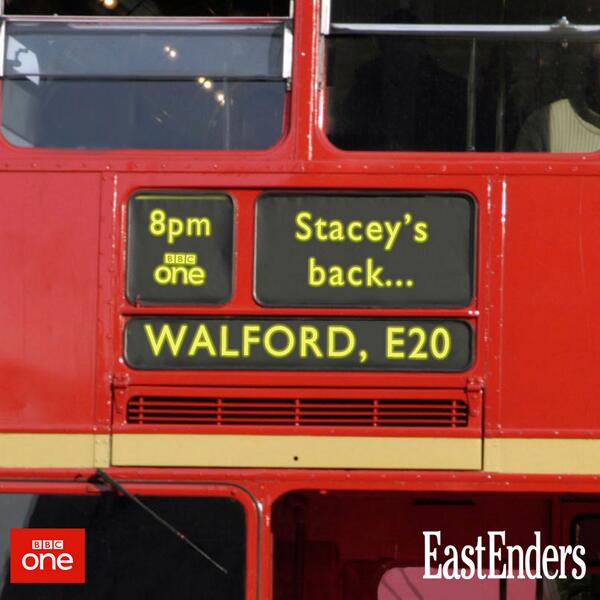 bbceastenders's tweet image. Has no one told Kat the tube strike has ended? Catch the return of Stacey tonight at 8pm! #EastEnders