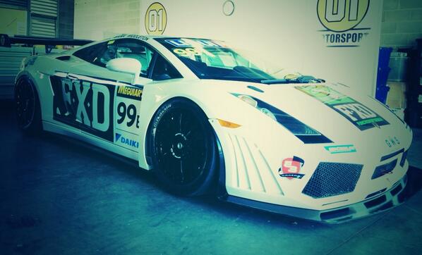 End of day 1 practice #B12hr, car straight. Plenty of time still to be found at the mountain, as usual. 
#FXD #Lambo