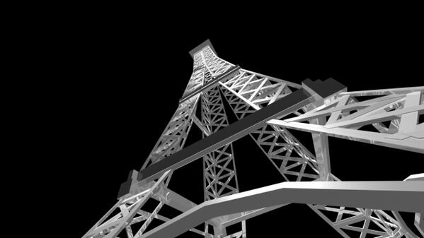 keemaleexis's tweet image. Yeep. Eiffel tower #3Dclass