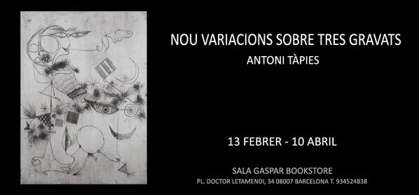 SalaGaspar's tweet photo. Properament a la Bookstore / Próximamente en la Bookstore / Coming soon in the Bookstore http://t.co/qdDlRBAefa