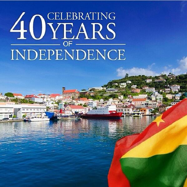 grenadanews's tweet photo. Happy Independence Day Grenada! As we aspire, build and advance as one people, one destiny! #Grenada40 http://t.co/adKVyoggti