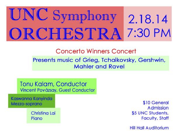 Check out our poster for the upcoming concert!