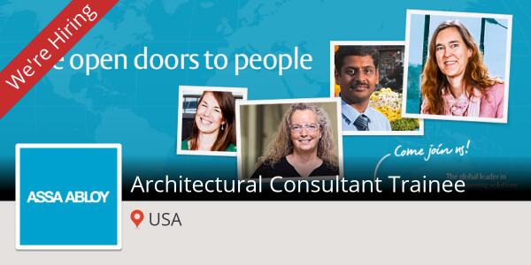 ASSAABLOYAMERIC's tweet photo. ASSA ABLOY is hiring a Architectural Consultant Trainee http://t.co/rdozOgyQch #job http://t.co/JqUbjwoqeD