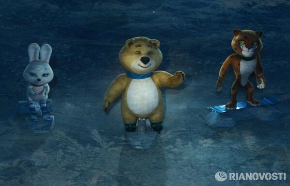 rianru's tweet photo. Символы #Сочи2014 — Зайка, Мишка и Леопард http://t.co/erheulNzk0 http://t.co/pyiO0i1XiA
