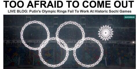 Ethical_Britain's tweet image. Uh oh! Winter Olympics rings fail to perform on the big stage #ringfail