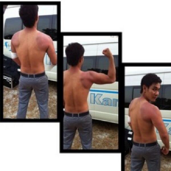 Gunangfa's tweet image. http://t.co/7k0jllP8kVสงสารพี่ออ๋มจัง