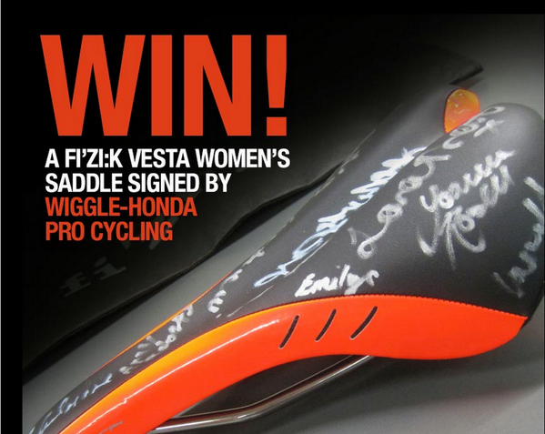 Want to #win a signed @WiggleHonda saddle?Just follow us and tweet #winwithfizik.