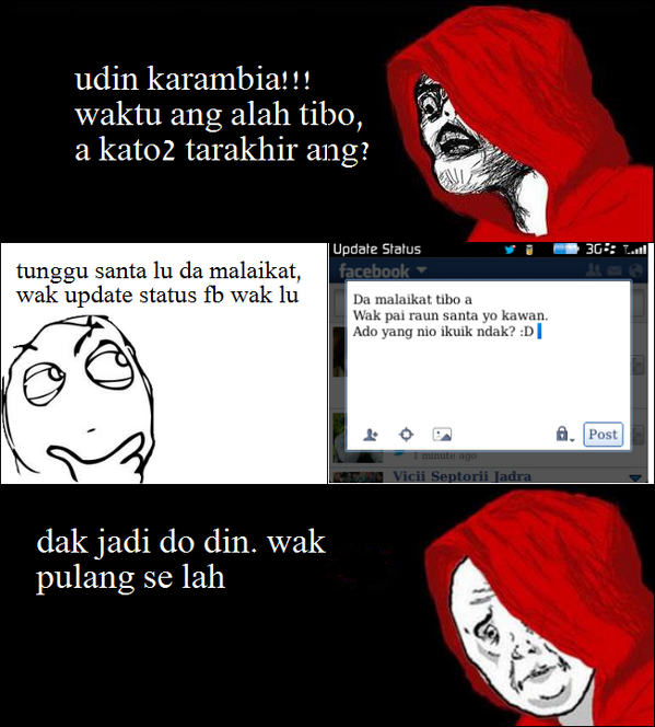 MinangMeme's tweet photo. Maloyo pak malaikat dek nyo http://t.co/yFwKbkQfMA
