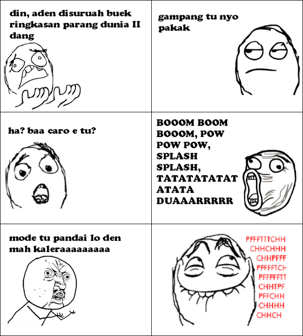 MinangMeme's tweet photo. Caritonyo ringkasan parang dunia http://t.co/rEyorqqxja