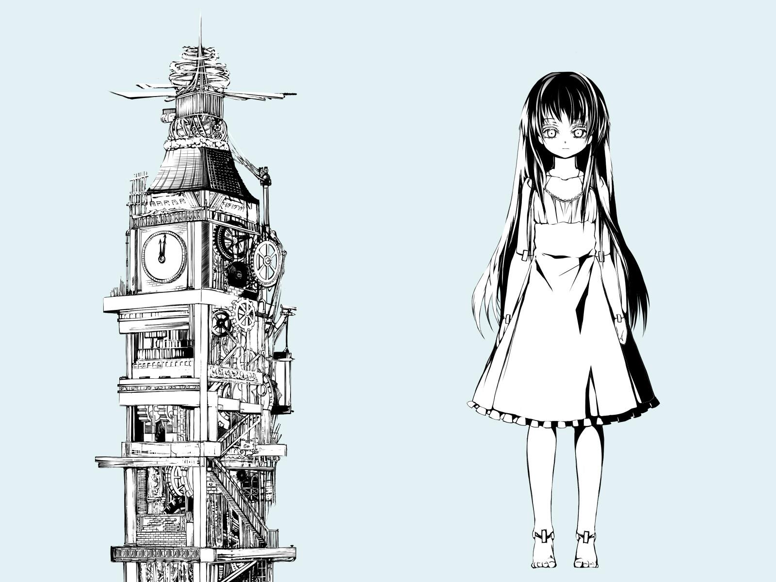こもも ももけた Sur Twitter アイアムソフィちゃんで使っていただいたイラストです 時計塔楽しかったです 完全に自分の趣味も入っちゃってしまっていますけど 歯車とかメカとかそういうののファンタジーぽいのが好きなんです Http T Co Ffqwca7itt Twitter