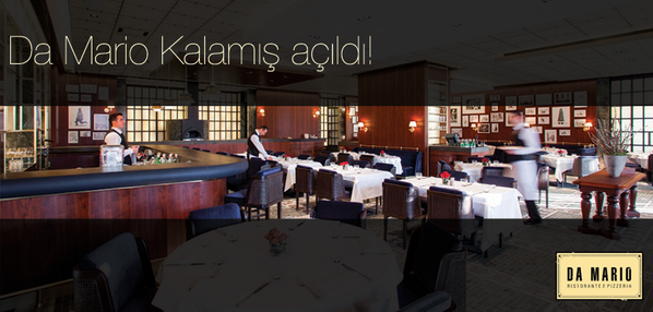 Da Mario Kalamış açıldı! Sizleri ağırlamak için sabırsızlanıyoruz. Rezervasyon için: (216) 348 23 38 http://t.co/Ca8tLGcvJ4