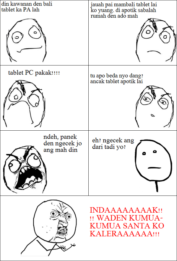MinangMeme's tweet photo. semua karena tablet http://t.co/QmIWVlOOaI