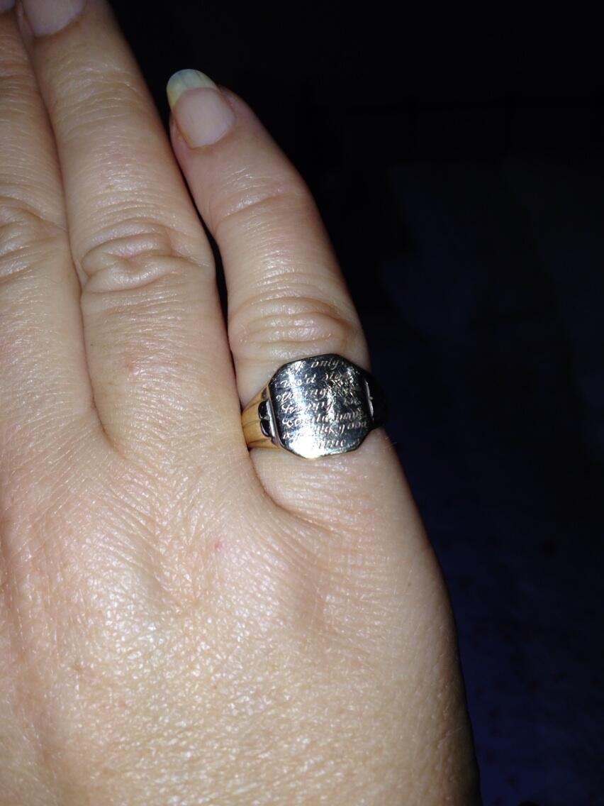 Annina vogel signet ring clearance