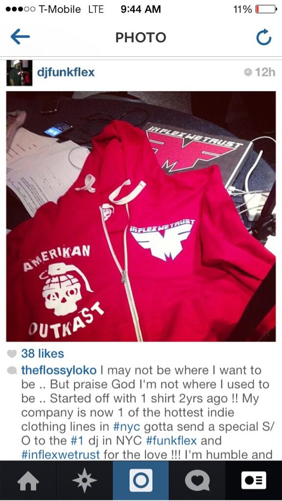 Tjflossa's tweet image. amerikanoutkast.com #amerikanoutkastclothing #djfunkflex #hot97