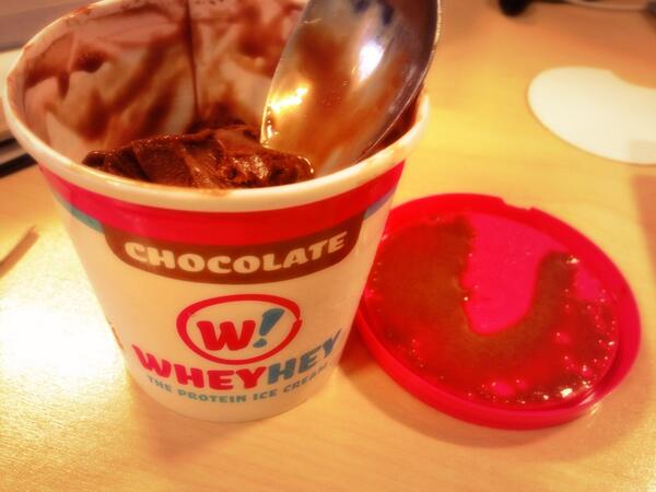 YahooLifeUK's tweet image. We're in love with @WheyheyOfficial ice cream. 22g of protein and no sugar, it's basically lunch, but better.