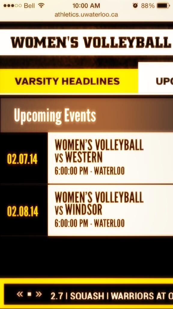 natashaspaling's tweet photo. Game day! Come out to the WVB game tonight at 6 against western ... Men at 8. http://t.co/kwcqy9Dji9