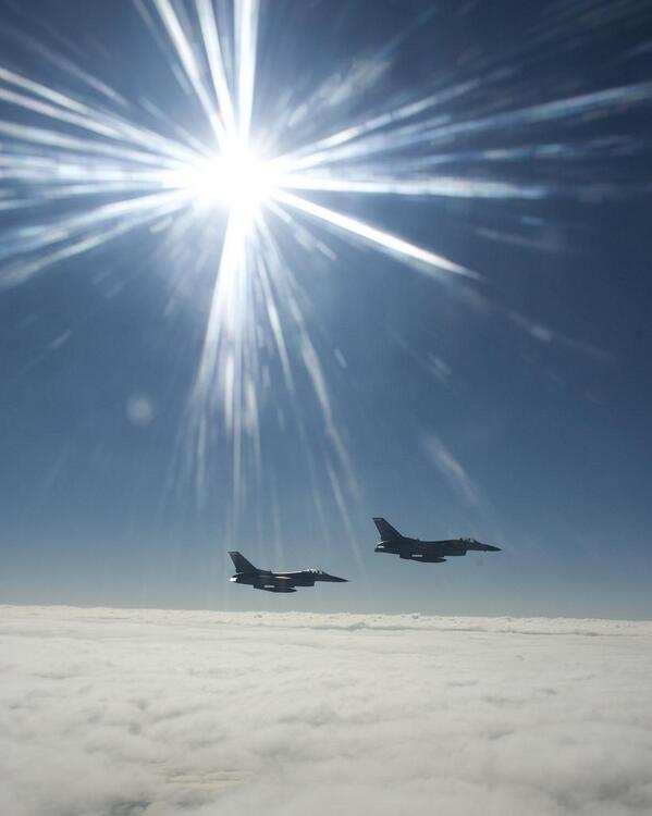 LockheedMartin's tweet photo. Gear up for #SGAirshow! F-16s are ready to show their stuff: http://t.co/mDHntN9QUO http://t.co/7nKWO7a1iO