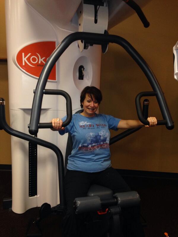 KokoFitClubOK's tweet image. Check out this KOKO member killing her Chest Press!