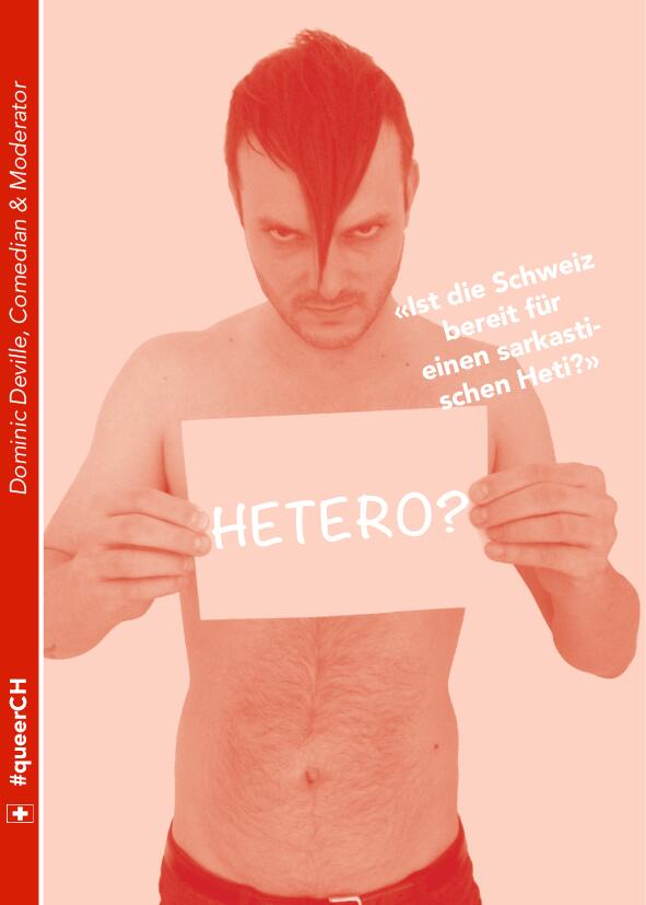 queerlozaern's tweet photo. Ist die Schweiz bereit für einen sarkastischen Hetero? #queerCH #Sotschi2014 #dominicdeville http://t.co/8dy9Tv4FFB