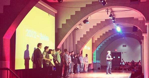On stage with the rest of the legal tech entrepreneurs at #ReinventLaw <a href="/LawTrades/">Lawtrades</a>