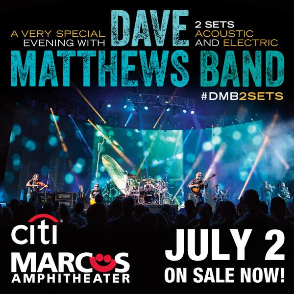 Marcus_Amp's tweet photo. Tickets to see Dave Matthews Band at the Marcus Amphitheater July 2 are on sale now at http://t.co/jPtMwDDiwc! http://t.co/t8lfss0SGK