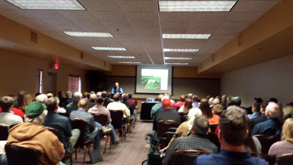LegacySeedsInc's tweet photo. Our own Dave Robison @PlantCoverCrops speaking at the Corn/Soy Expo! "Cover Cropping in Wisconsin" @KalahariResorts http://t.co/XQOH6C6i9D