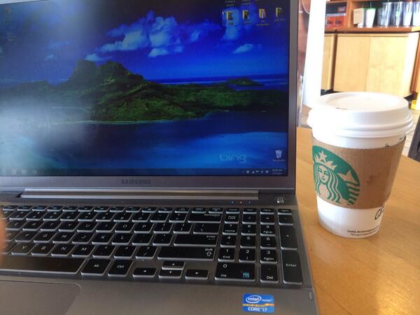 rickcochran's tweet image. Mobile office! #CaramelFlanLatte #churchprep