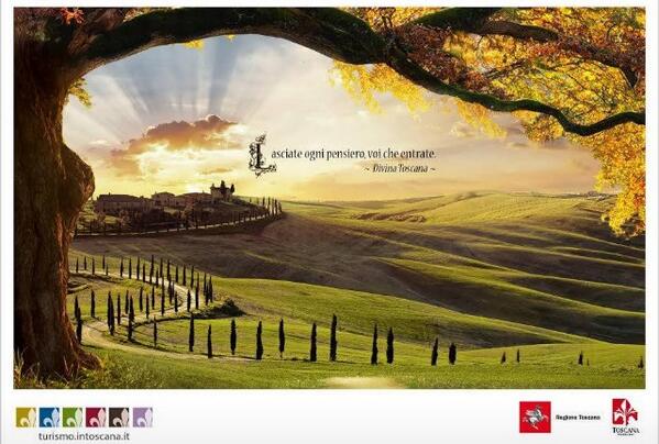 #Nuova Campagna di #PromozioneTuristica di Regione #Toscana #DIVINATOSCANA