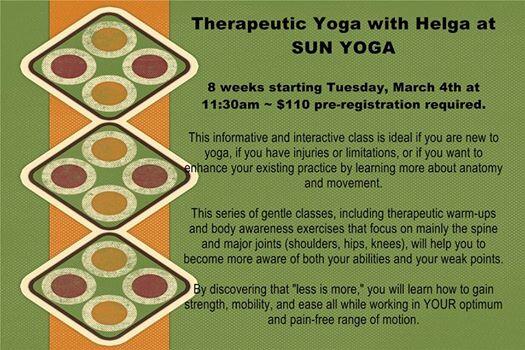 helgamorrison's tweet photo. Teaching a class at Sun Yoga, Oakville beginning in March. Register now! http://t.co/1uU5cOkHsx