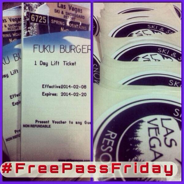 gray_s's tweet image. .@fukuburger @LVSkiSnowboard #freepassfriday