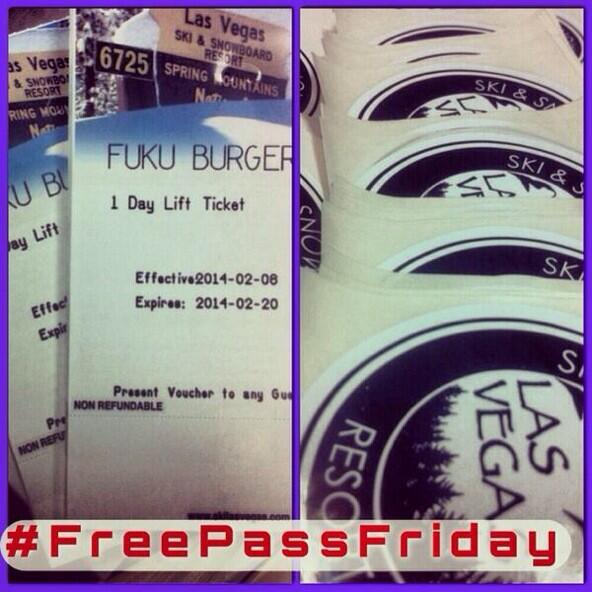 S_Tecci's tweet image. @fukuburger @LVSkiSnowboard 2nite 1stFriday giving 100 FREE lift tix. #FreePassFriday
