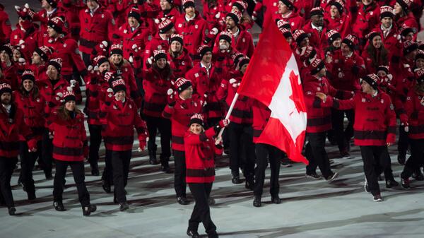 CTVNews's tweet photo. RT @WatchCTVNews: In Pictures: Athletes arrive for #Olympics2014 #OpeningCeremony: http://t.co/wpCsGq1Oat  #CTVSochi http://t.co/bVJiydtWJh