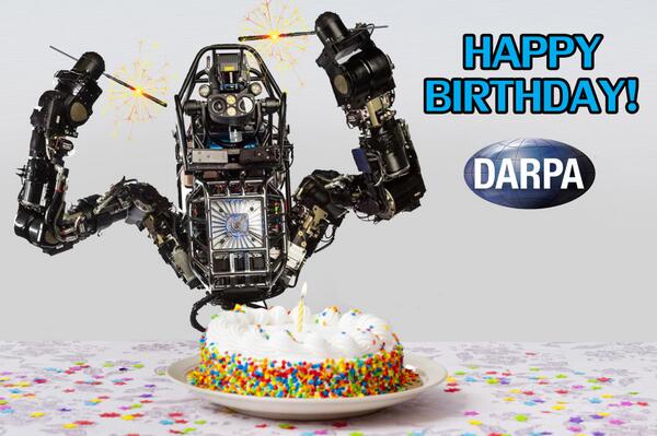 JamesLeffler's tweet image. @ja2ke That picture. :-/ #RobotNews “@DARPA: Happy Birthday DARPA! 56 and innovation never looked so good http://t.co/c4maVyM0Ce”