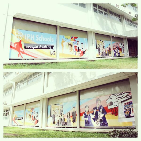 KINGCOMMWEB's tweet photo. #IPHSchools #Wall #Design &amp; #Branding. #Portfolio #Outdoor #Advertising #Creative #Digitalprint #KINGCommunication. http://t.co/FCKjMEoMSR