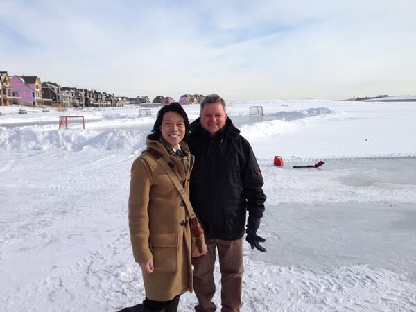 With @councillorkeats at the Hopewell's Polar Bear Plunge in support of <a href="/sassyscout/">Joelle Mar</a> <a href="/innfromthecold/">Inn from the Cold</a> #yyc