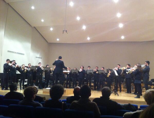 Susanamusica's tweet image. Ensemble d trompetas en Concierto-Homenaje al recordado profesor Moisés Gil Bernabé en su 1er. aniversario