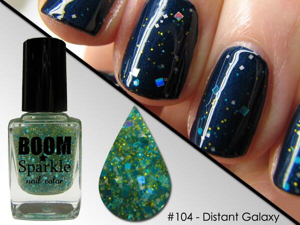 BOOM_Sparkle's tweet image. Only 1 bottle left! "Distant Galaxy" #glitter #nailpolish by Boom Sparkle. #nails @Etsy etsy.com/listing/173541…
