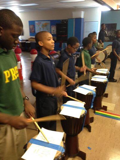 SylvanieES's tweet photo. Check out the SWCP Drumline at the NOCP Mardi Parade on Feb. 26th! http://t.co/CamjW7IfWw