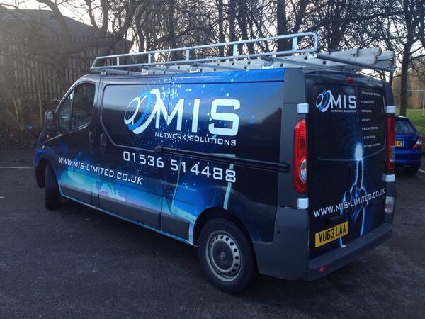 Spot us with ease with this fantastic new van wrap design. Let us know what you think :)