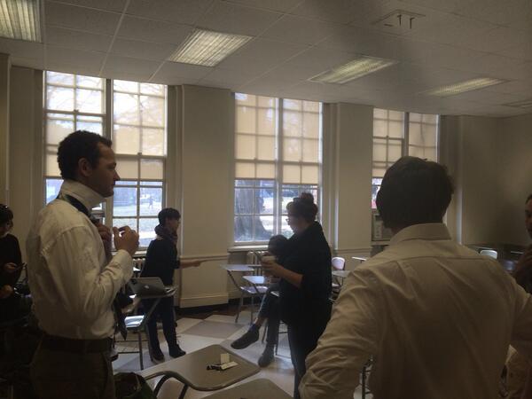 KTC_UNC's tweet photo. Behind the scenes publicity shot: R+J opens in less than three weeks! http://t.co/D8hmDzTFBQ