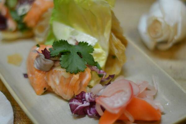 ChaoMienSF's tweet photo. Here's a nice shot of our Loch Duart Salmon Roti. See you this Sunday @NakedLunchSF. @ChaoMienSF, every Sunday, 5-9pm http://t.co/PfAQEjze4G