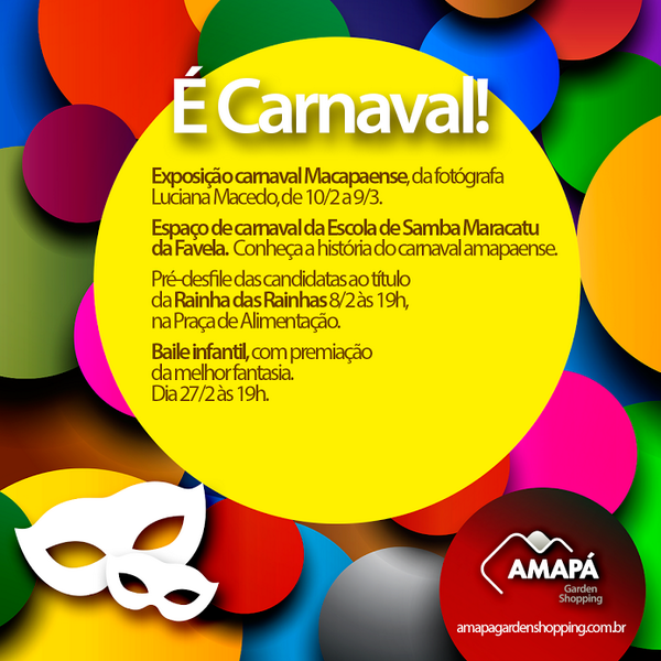 Amanha já tem a nossa 1° atração do #Carnaval às 19h. Desfile das candidatas a “Rainha das Rainhas" Vem!