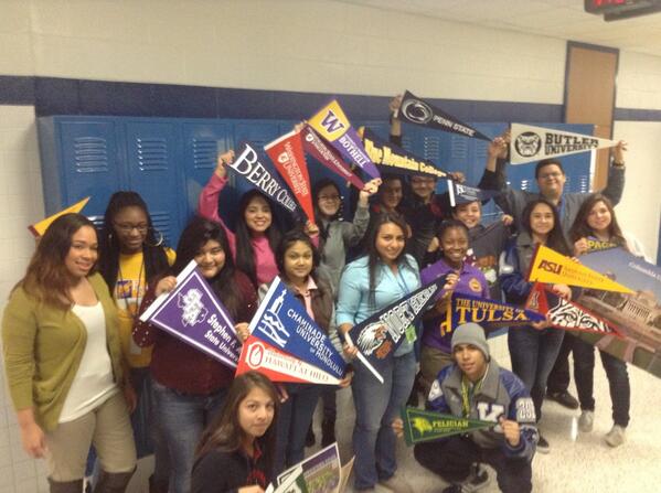 GallowK's tweet photo. KHS AVID juniors love the responses to their college information requests. #sheldonshines http://t.co/JRn5Zrg7O9