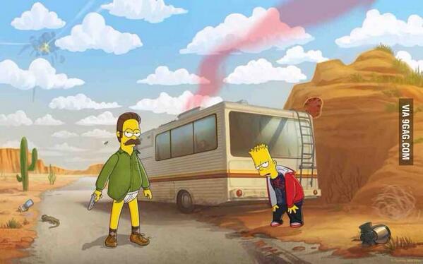 pabloloi's tweet photo. "@9GAG: Breaking Flanders! http://t.co/qTywBzC3iD http://t.co/61SN0GeuAk"@90smid